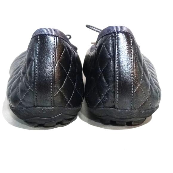 Paul Mayer Best Quilted Ballet Flats Silver Green sz 10.5 - Picture 3 of 13